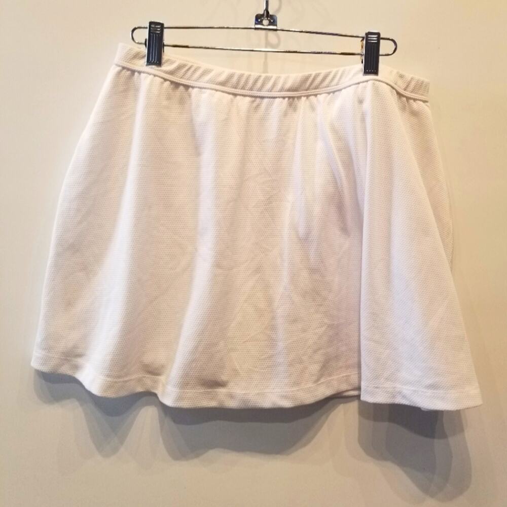 Head Athletic White Stretch Skort Tennis Pickleball Comfortable Women's Size XL